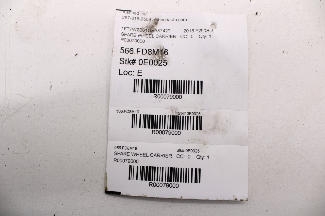 2008-16 Ford F250 Lariat Spare Wheel Carrier Mounting Hoist Winch BC34-1A131-AB - Alshned Auto Parts