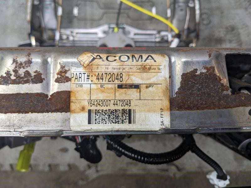 2015-2023 Toyota Tacoma SR5 Front Passenger Right Side Seat Track Frame Assembly - Alshned Auto Parts