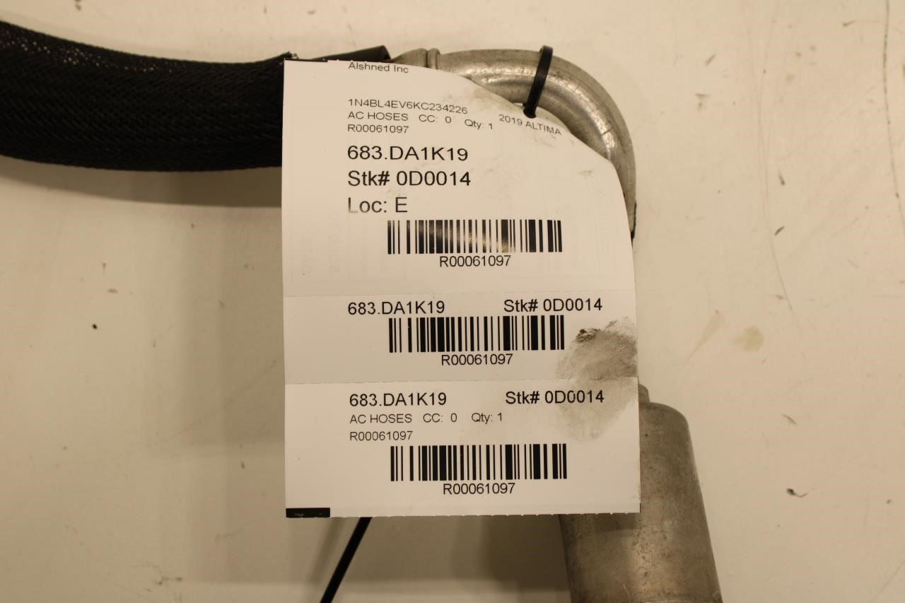 2019-21 Nissan Altima SL 2.5L A/C Refrigerant Suction Hose Pipe Line 92480-6CA0A - Alshned Auto Parts