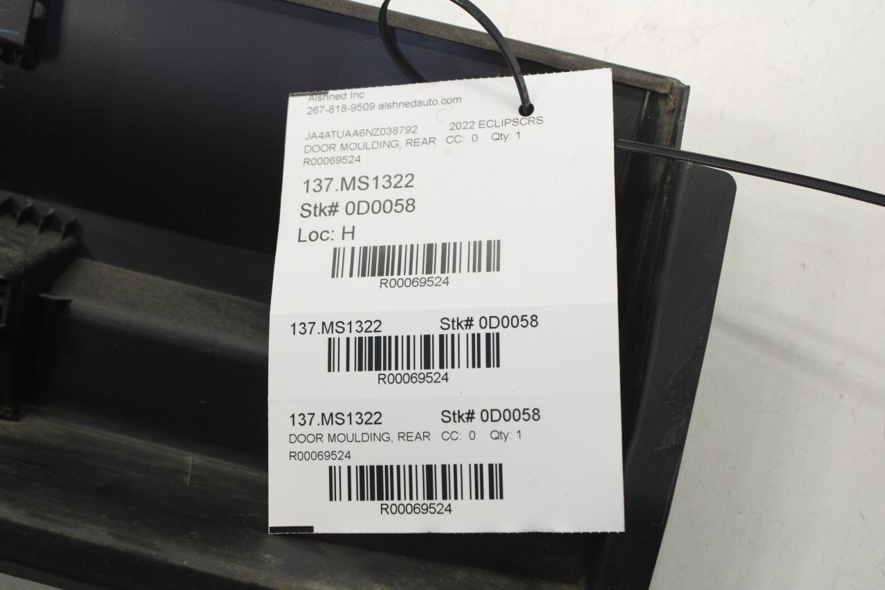 2022-2025 Mitsubishi Eclipse Cross ES Rear Left Side Door Exterior Lower Molding - Alshned Auto Parts