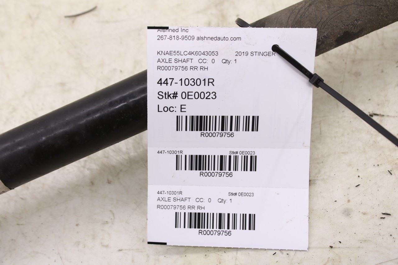 2018-2023 KIA Stinger GT2 AWD Rear Right Passenger Side CV Axle Drive Half Shaft - Alshned Auto Parts