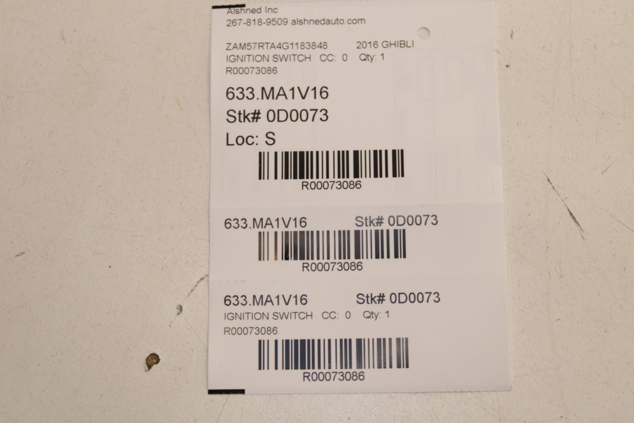 2016-2021 Maserati Ghibli S Q4 3.0L AWD Engine Start Stop Ignition Switch Button - Alshned Auto Parts