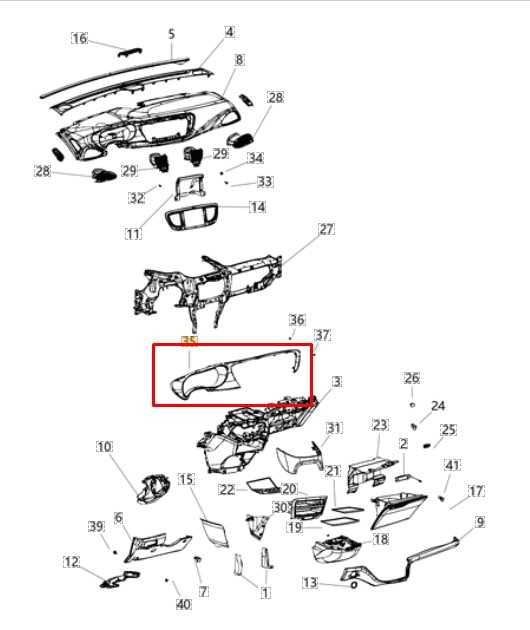 2018-2024 Chrysler Pacifica Dash Speedometer Cluster Bezel Trim 5RL24156AD OEM - Alshned Auto Parts