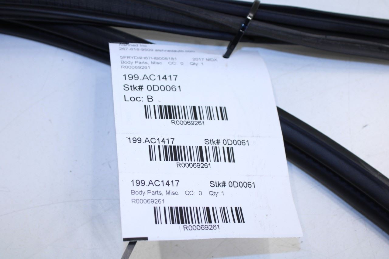 2014-20 Acura MDX Advance Liftgate Tailgate Back Door Weatherstrip 74440-TZ5-A01 - Alshned Auto Parts