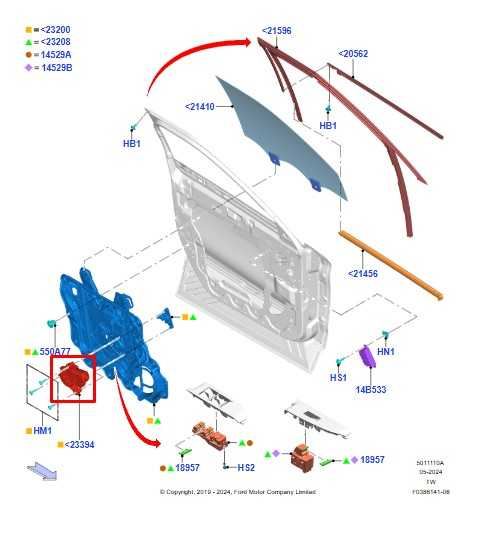 2020-2025 Ford Explorer Police FR RH Door Window Regulator Motor LB5Z-9923394-A - Alshned Auto Parts