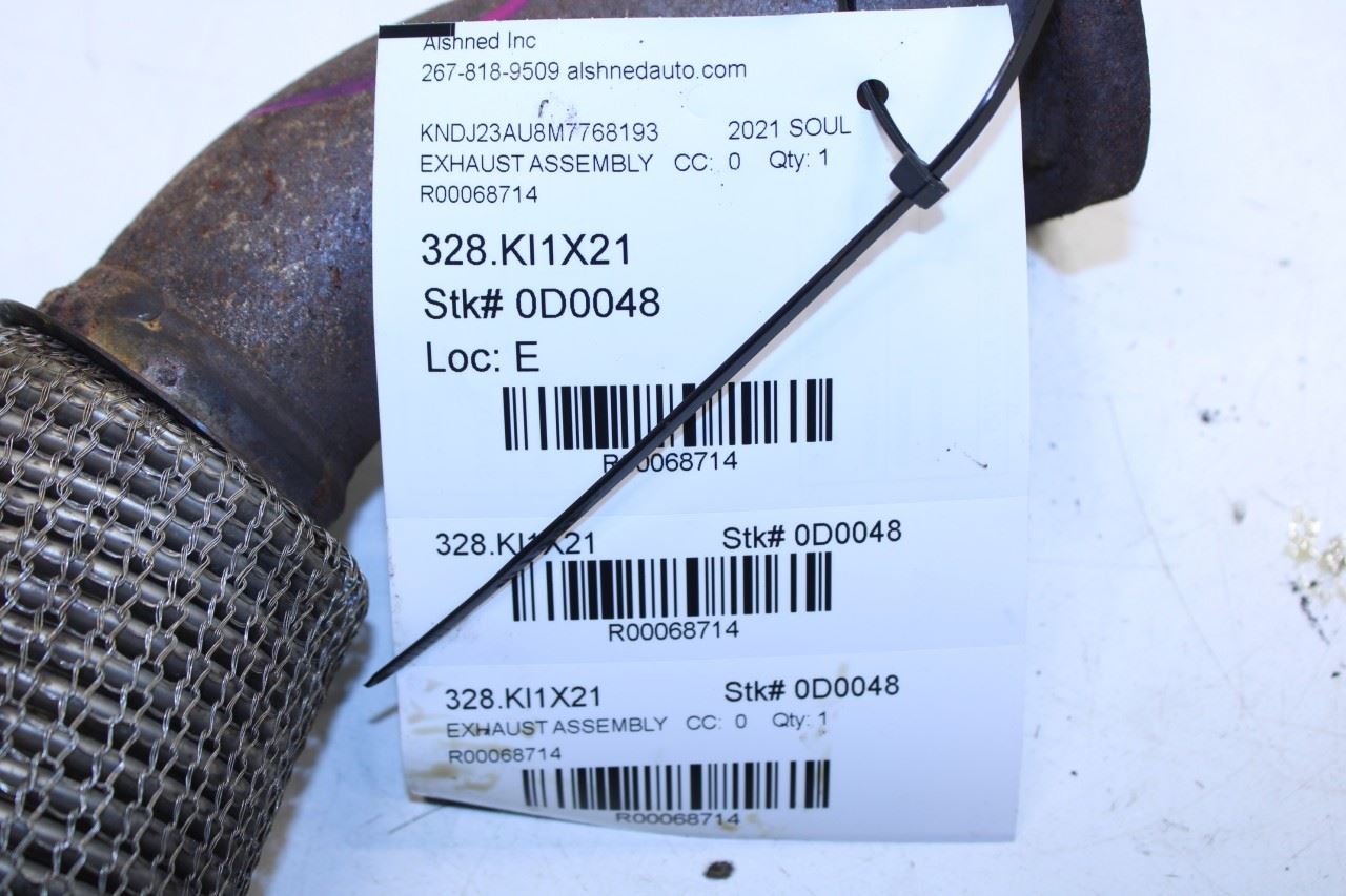 2020-2025 Kia Soul LX 2.0L FWD Front Exhaust System Pipe 28610-K0500 OEM - Alshned Auto Parts