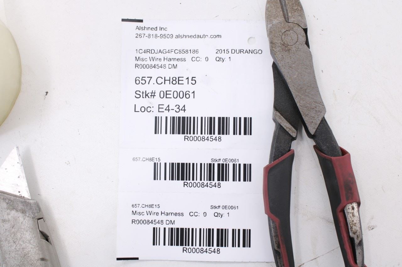 2015 Dodge Durango SXT Front End Module Wiring Harness 68237621AB OEM *ReaD*11