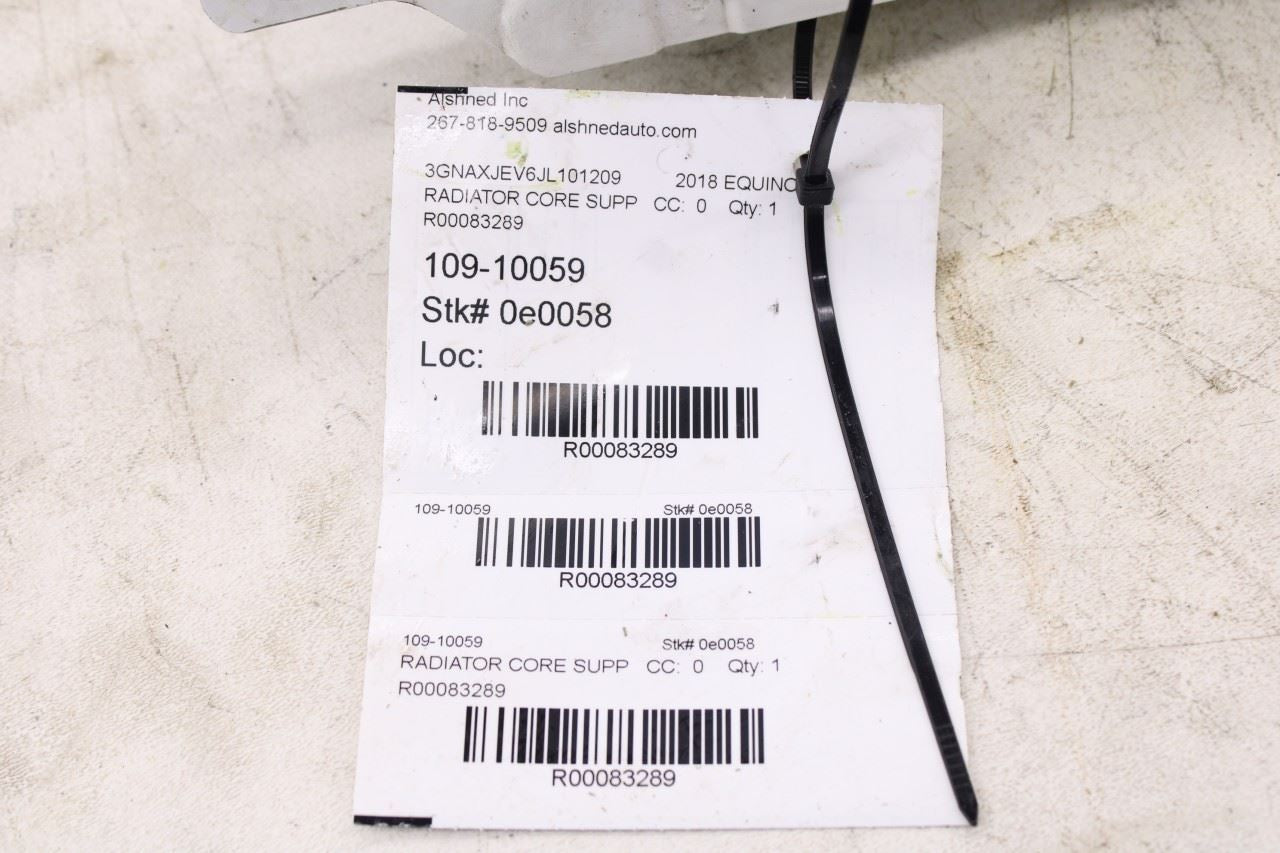 2018-24 Chevrolet Equinox LT 1.5L FWD Radiator Core Support Upper Center Tie Bar9