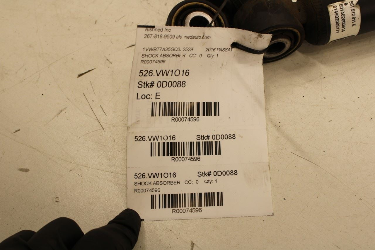 2014-2017 Volkswagen Passat SE 1.8L FWD Rear Right and Left Shock Strut Absorber - Alshned Auto Parts
