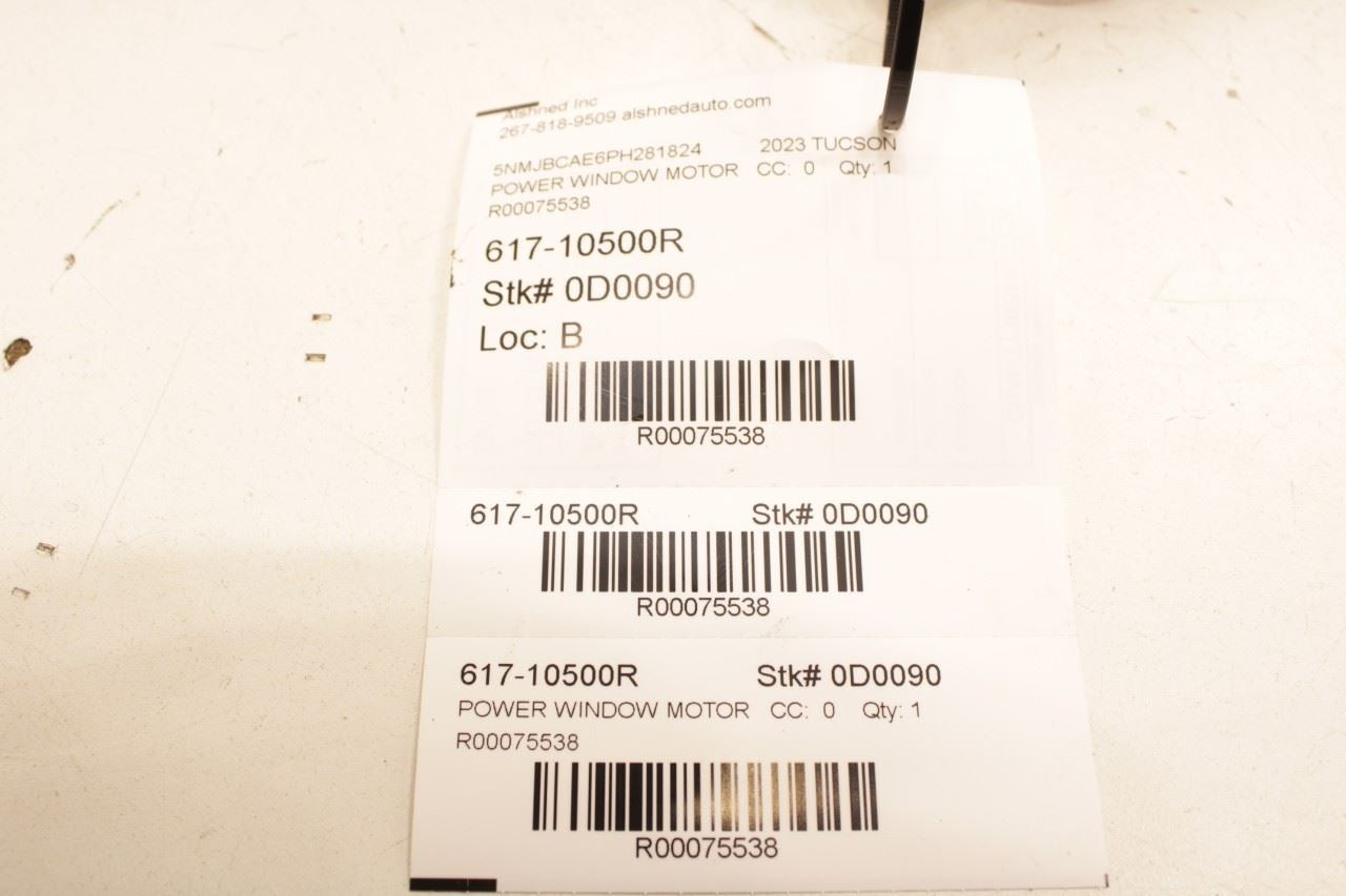 2022-2024 Hyundai Tucson SEL Front Right Door Power Window Motor 82460-N9410 OEM - Alshned Auto Parts