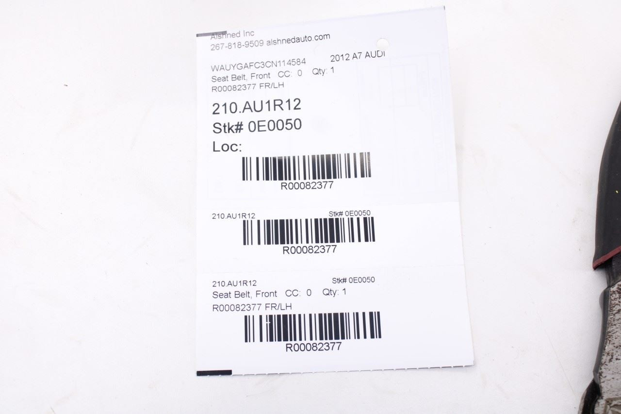 12-18 Audi A7 Premium Front Driver LH Side Seat Belt Retractor 4G8-857-705-H-V04 - Alshned Auto Parts
