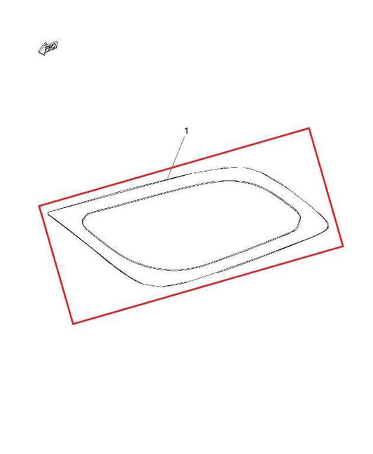 2011-2026 Dodge Durango SXT Rear Right Quarter Window Tinted Glass 55399266AE - Alshned Auto Parts