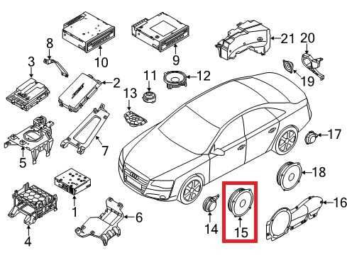 2012-17 Audi A7 Premium Front Right and Left Door Audio Sound Speaker 4G2035415 - Alshned Auto Parts