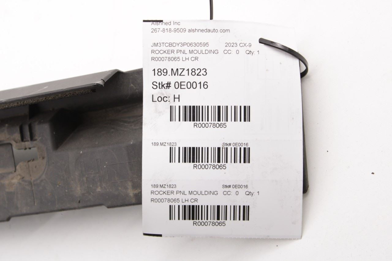 16-23 Mazda CX-9 Grand Touring Left Rocker Skirt Panel Molding TK48-51P51 *ReaD* - Alshned Auto Parts