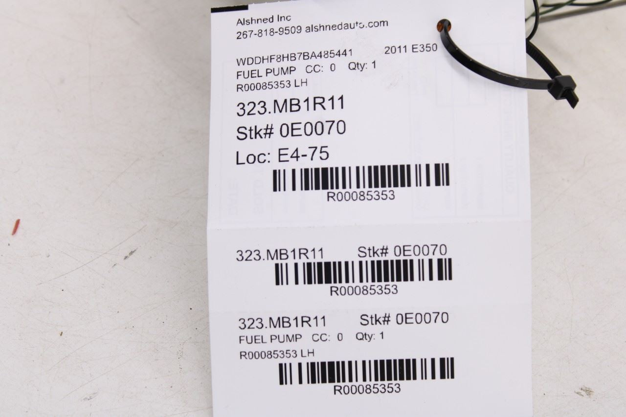 2010-2012 Mercedes-Benz E350 4Matic 3.5L In Tank Left Fuel Pump Assy 20447044949