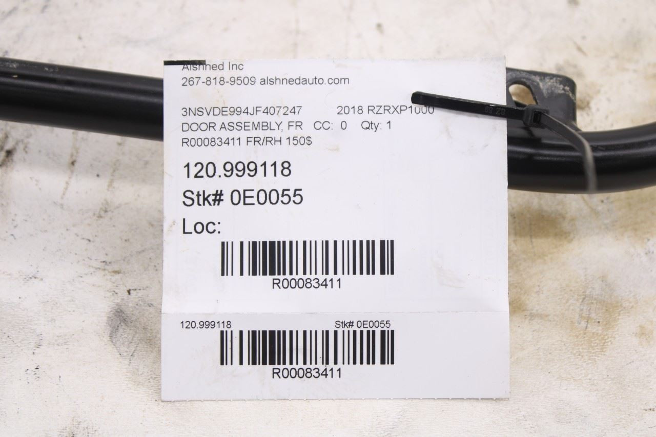 14-24 Polaris RZR XP 1000 Front Right Door Frame w/ Lower Door Mount Weld Frame - Alshned Auto Parts