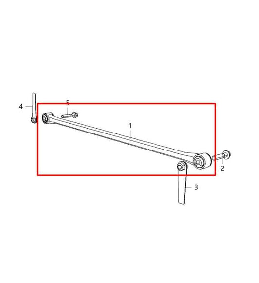 2011-25 Ram 1500 Big Horn Crew Cab 5.7L 4WD Rear Suspension Track Bar 68264949AA - Alshned Auto Parts