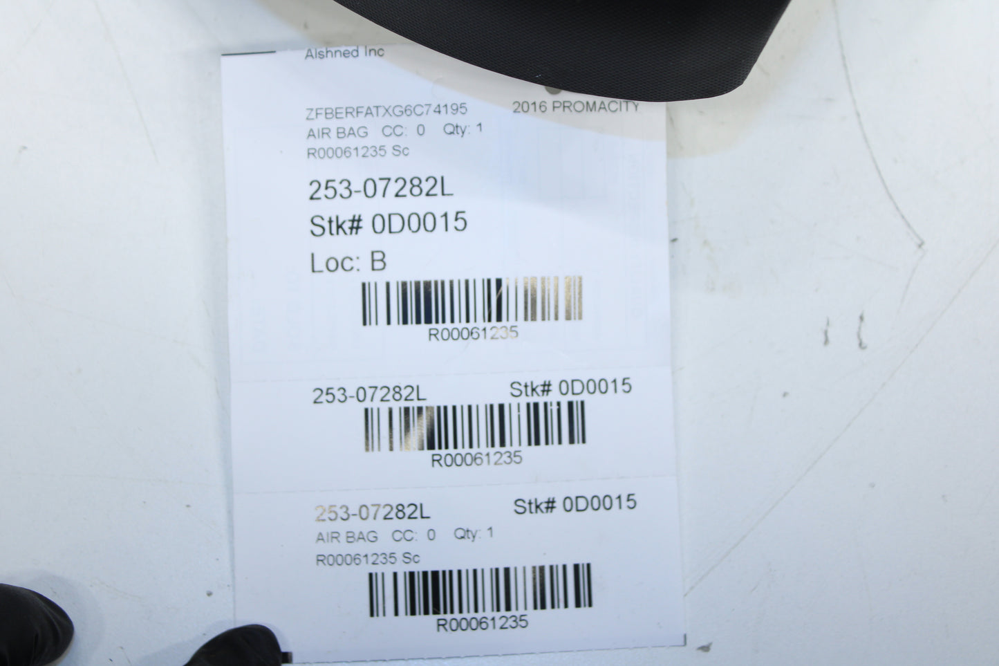 2015-2022 RAM Promaster City Left Driver Steering Wheel Air Bag 7FD60LXHAA OEM - Alshned Auto Parts