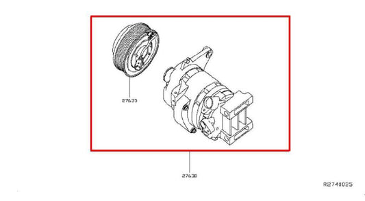 2016-2020 Infiniti QX60 3.5L AC Air Conditioner Compressor 92600-9NC0B OEM - Alshned Auto Parts