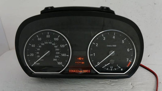 08-13 BMW 128i 3.0L Speedometer Gauge Instrument Cluster 36K Mileage 62109187326 - Alshned Auto Parts