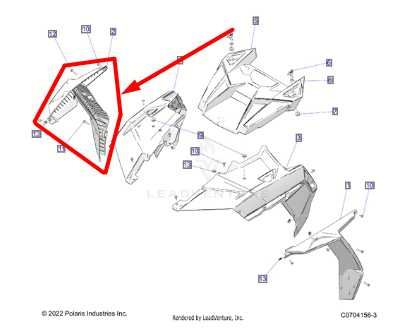 2020-2023 Polaris RZR XP 1000 Front Right Passenger Fender Flare 5439761 OEM - Alshned Auto Parts