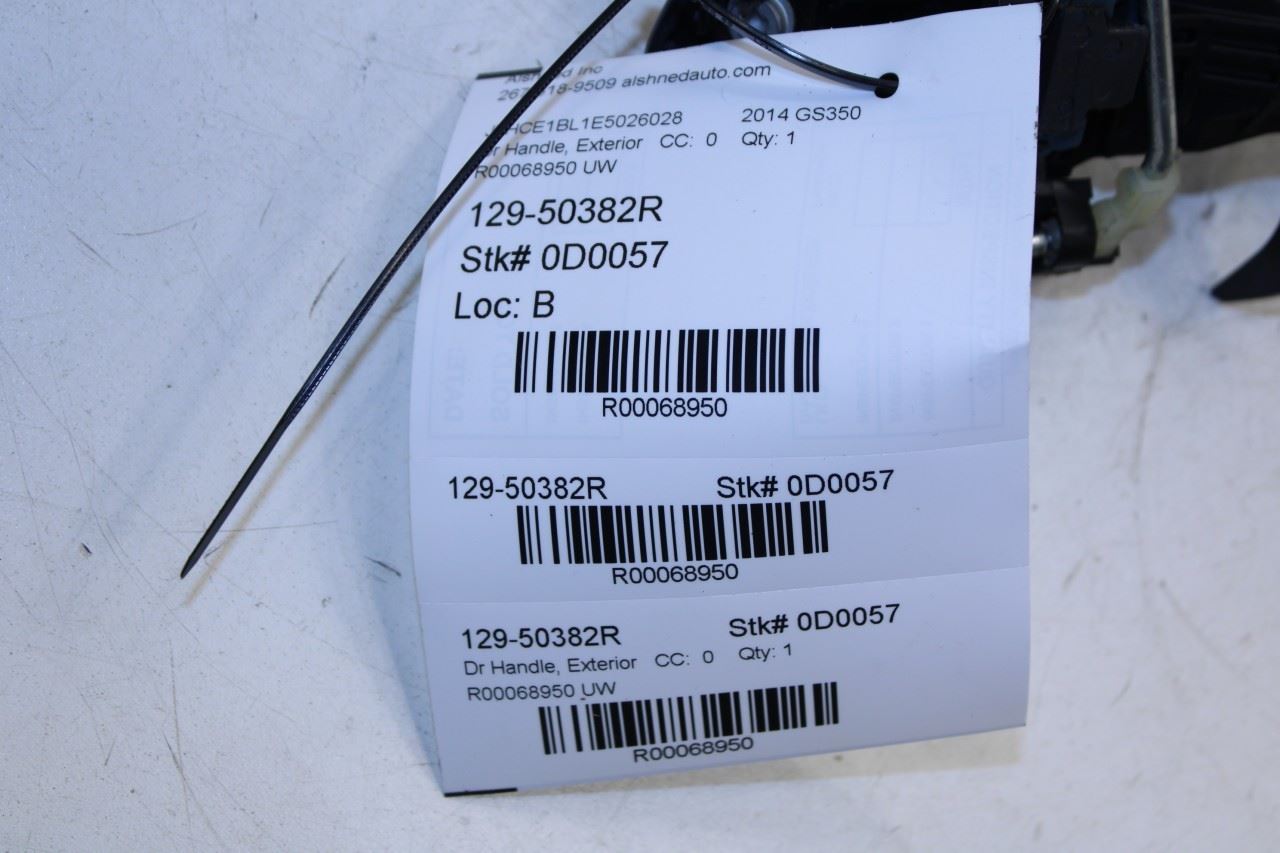 2013-2016 Lexus GS350 3.5L AWD Front Passenger Right Side Door Exterior Handle - Alshned Auto Parts