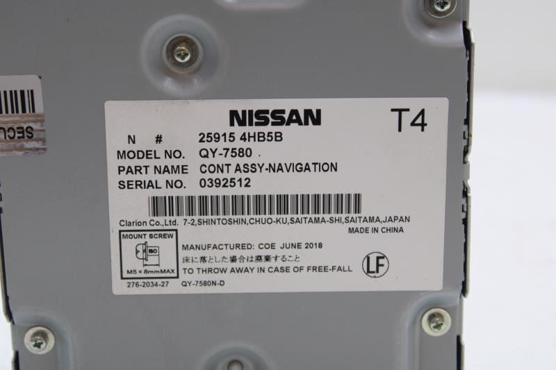 2017-2020 Infiniti QX60 Luxe 3.5L GPS Navigation Control Module 25915-4HB5B OEM - Alshned Auto Parts