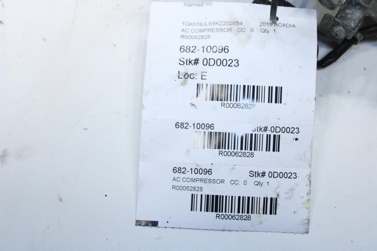 2017-2023 GMC Acadia SLT-1 3.6L AC Air Conditioner Compressor 86792423 OEM - Alshned Auto Parts