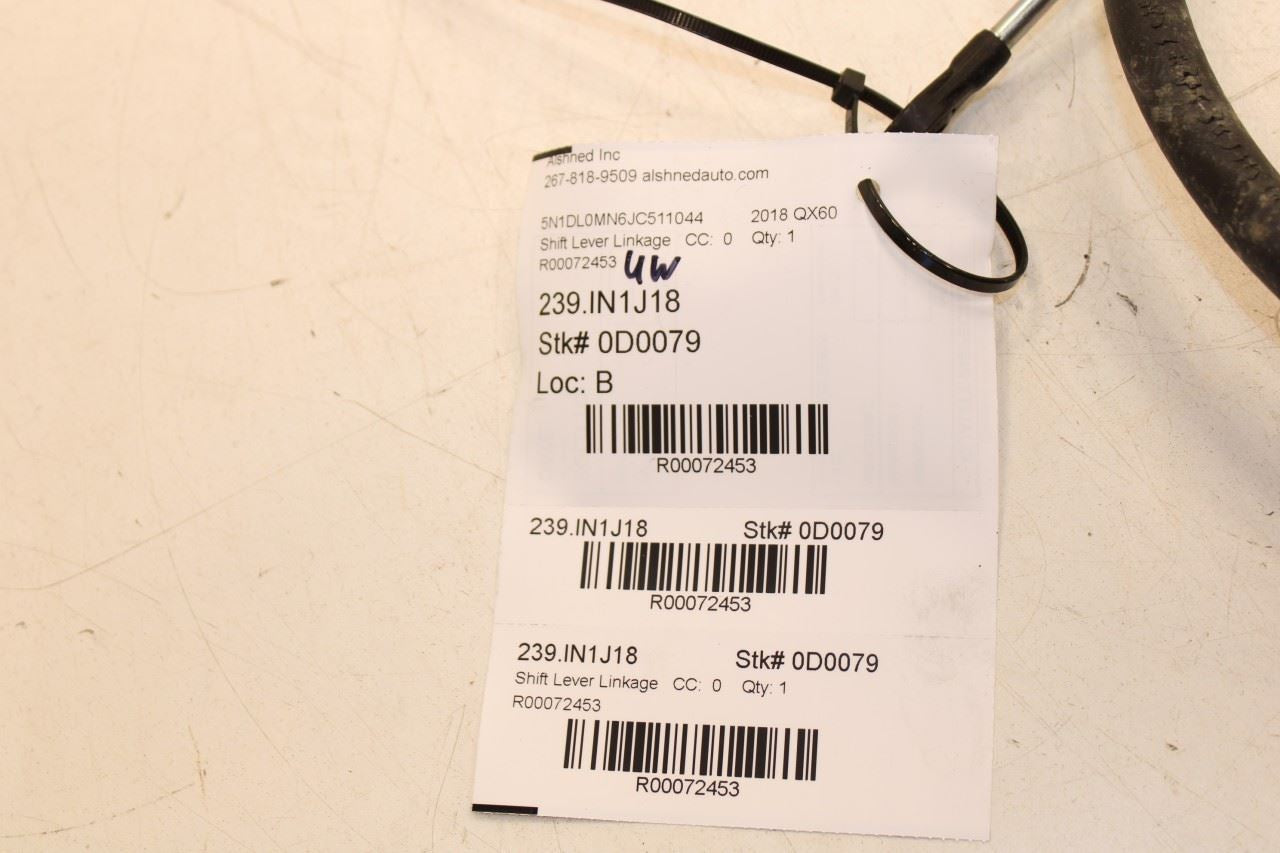 14-20 Infiniti QX60 Automatic Transmission Gear Shift Lever Control Cable *ReaD* - Alshned Auto Parts