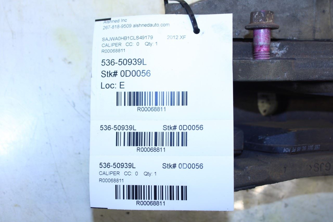 2010-2012 Jaguar XF Portfolio Front Left Driver Side Brake Disc Caliper C2D23147 - Alshned Auto Parts
