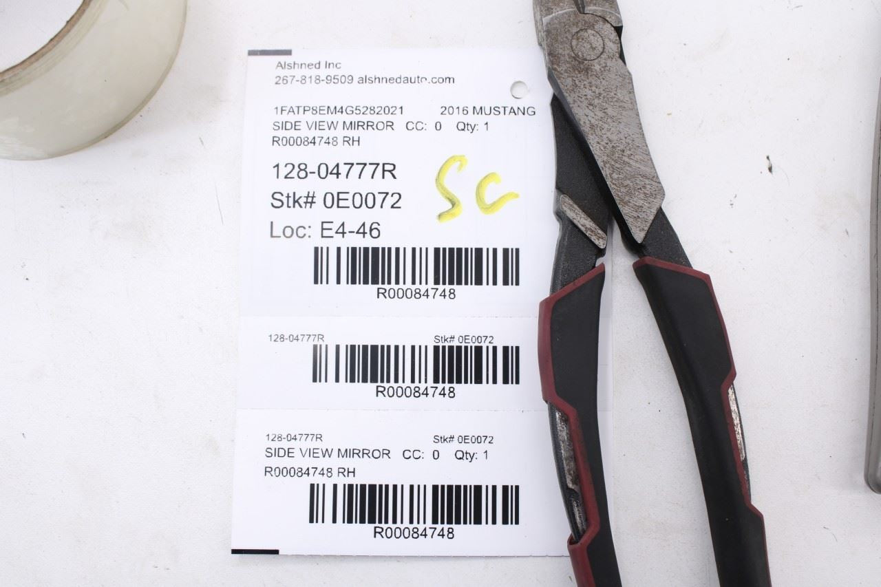 2015-2023 Ford Mustang Convertible V6 3.7L Passenger Right Side Rear View Mirror13