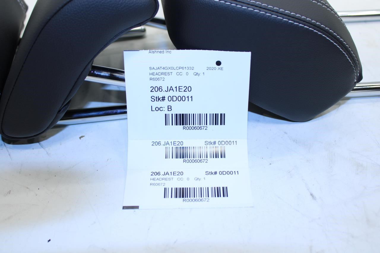 2020 Jaguar XE R-Dynamic S Rear Center Right and Left Seat Headrest T4N30539PVJ - Alshned Auto Parts