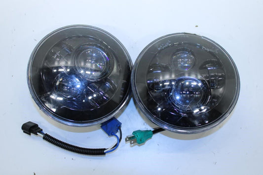 07-18 Jeep Wrangler Front RH and LH Headlight Lamp Set R61440 AfterMarket *ReaD* - Alshned Auto Parts