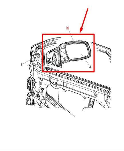 2016-2020 Dodge Journey Right Passenger Side Rear View Mirror 68282462AA OEM - Alshned Auto Parts