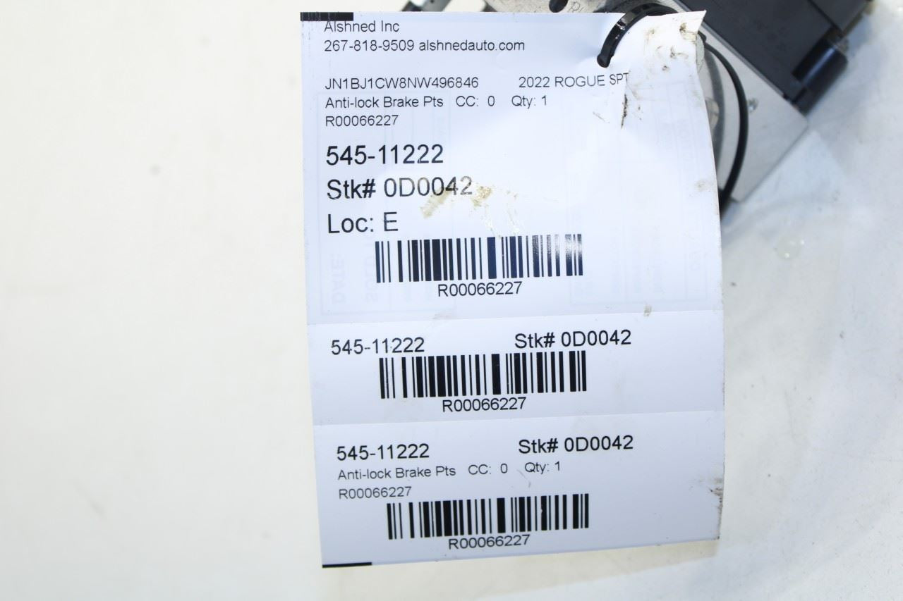 2021-2022 Nissan Rogue Sport SL AWD 2.0L ABS Anti Lock Brake Pump Control Module - Alshned Auto Parts