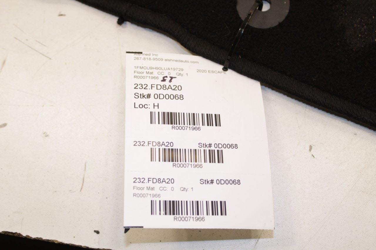 20-21 Ford Escape SEL Front and Rear Right and LH Interior Carpet Floor Mats Set - Alshned Auto Parts