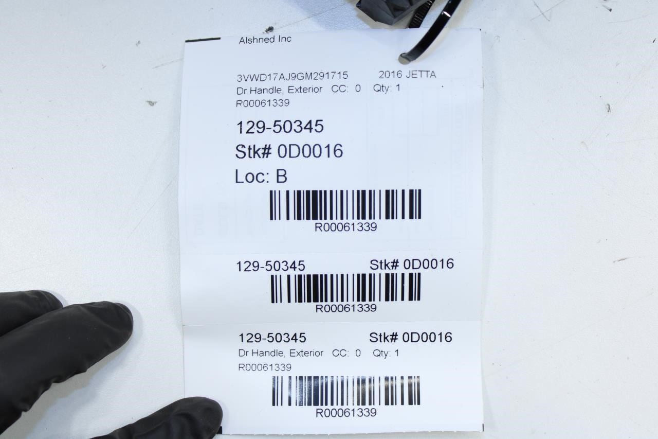 11-18 Volkswagen Jetta Sport Front Right Door Exterior Handle 5N0-837-205-M-GRU - Alshned Auto Parts