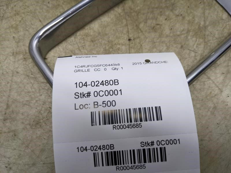 2015-16 Jeep Grand Cherokee Insert Grille Surround Trim Bezel 68143132AB *ReaD* - Alshned Auto Parts