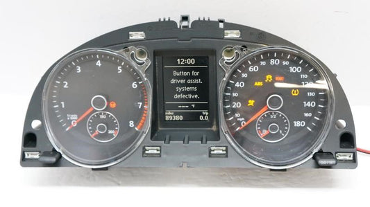 10-11 Volkswagen CC Sport 2.0L Speedometer Gauge Instrument Cluster 89K Mileage - Alshned Auto Parts