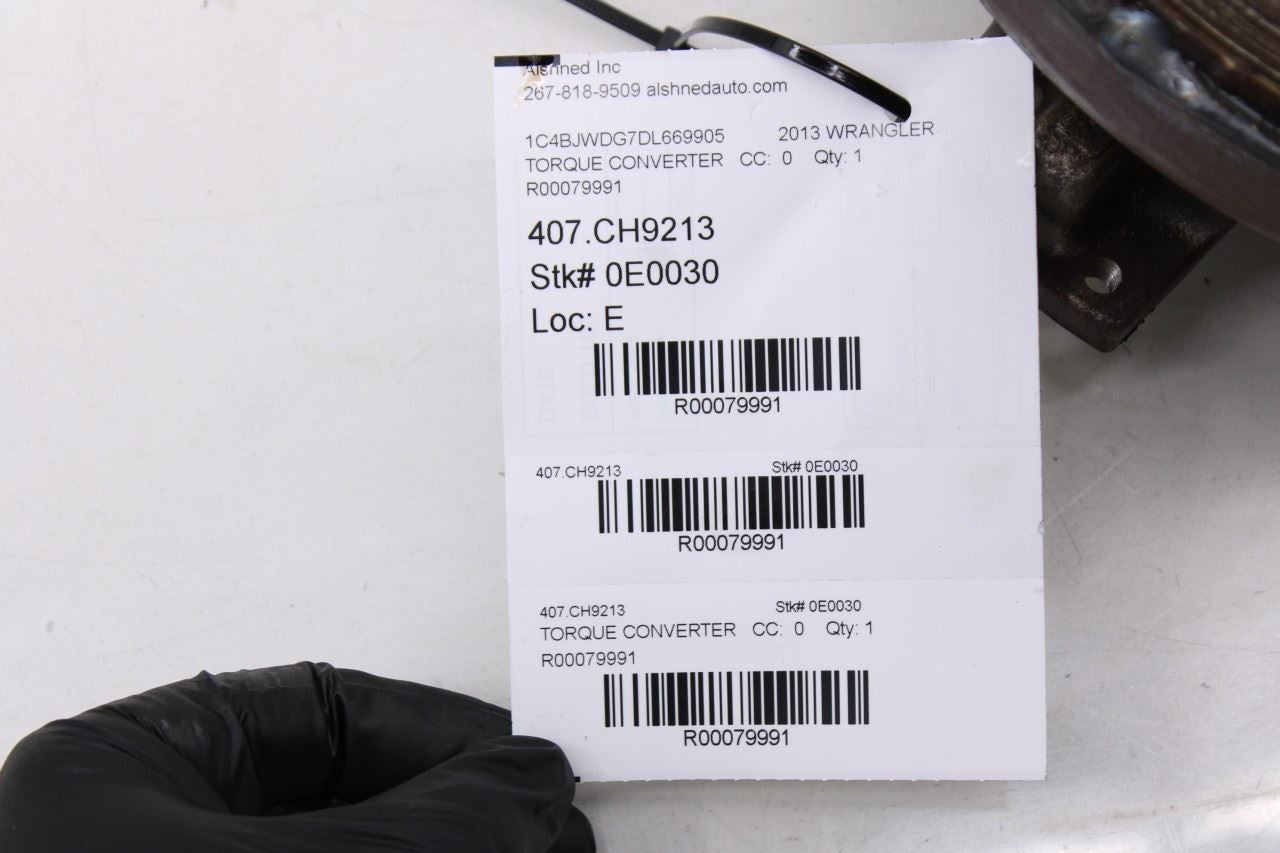 12-17 Jeep Wrangler Unlimited Sport Transmission Torque Converter 68078840AA OEM - Alshned Auto Parts