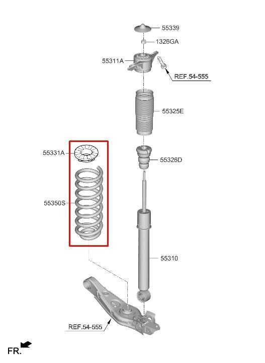 2021-2023 Hyundai Santa Fe SEL Rear Right and Left Driver Side Coil Spring Set - Alshned Auto Parts
