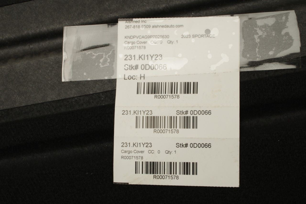 2023-2025 Kia Sportage Hybrid EX 1.6L AWD Rear Trunk Floor Luggage Carpet Panel - Alshned Auto Parts