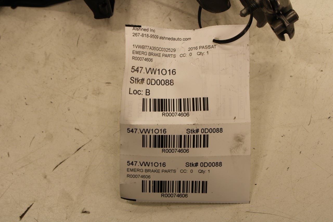 12-22 Volkswagen Passat SE Emergency Parking Brake Control Handle 561711303AATLL - Alshned Auto Parts