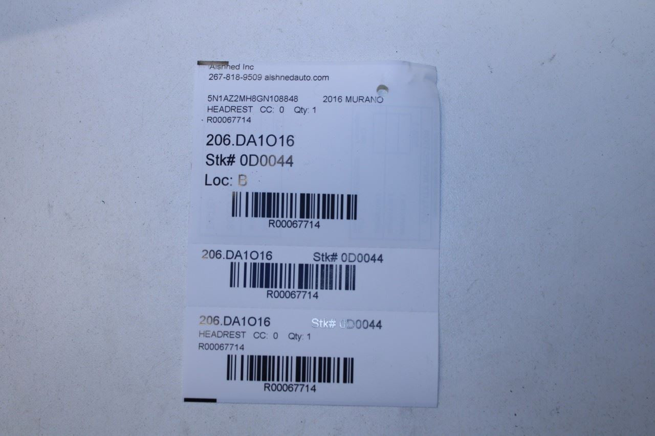 2015-19 Nissan Murano Platinum Front Right and Left Side Seat Headrest Set of 2 - Alshned Auto Parts