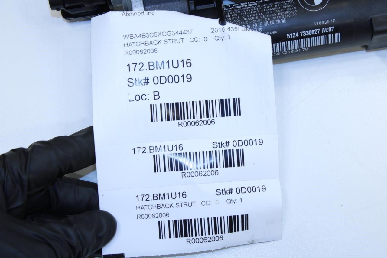 15-16 BMW 435i Gran Coupe xDrive Rear Left Liftgate Shock Strut 51247330627 OEM - Alshned Auto Parts