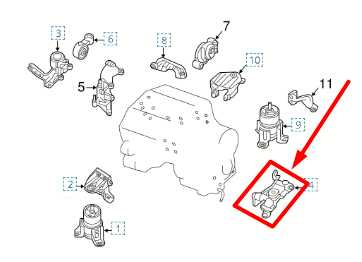 2014-20 Infiniti QX60 3.5L FWD Left Side Engine Mount Insulator 11220-3KA0A OEM - Alshned Auto Parts