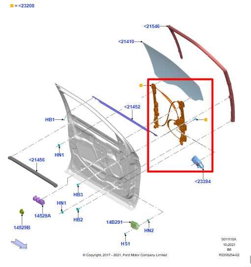 18-24 Ford Expedition Front LH Door Window Regulator w/ Motor JL1Z-7823209-A OEM - Alshned Auto Parts