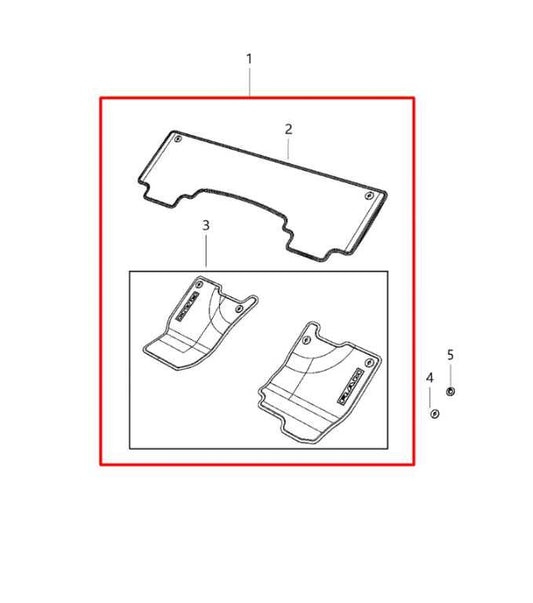 19-24 Ram 1500 Big Horn Crew Cab Front Rear 2nd Row RH LH All-Weather Floor Mats - Alshned Auto Parts