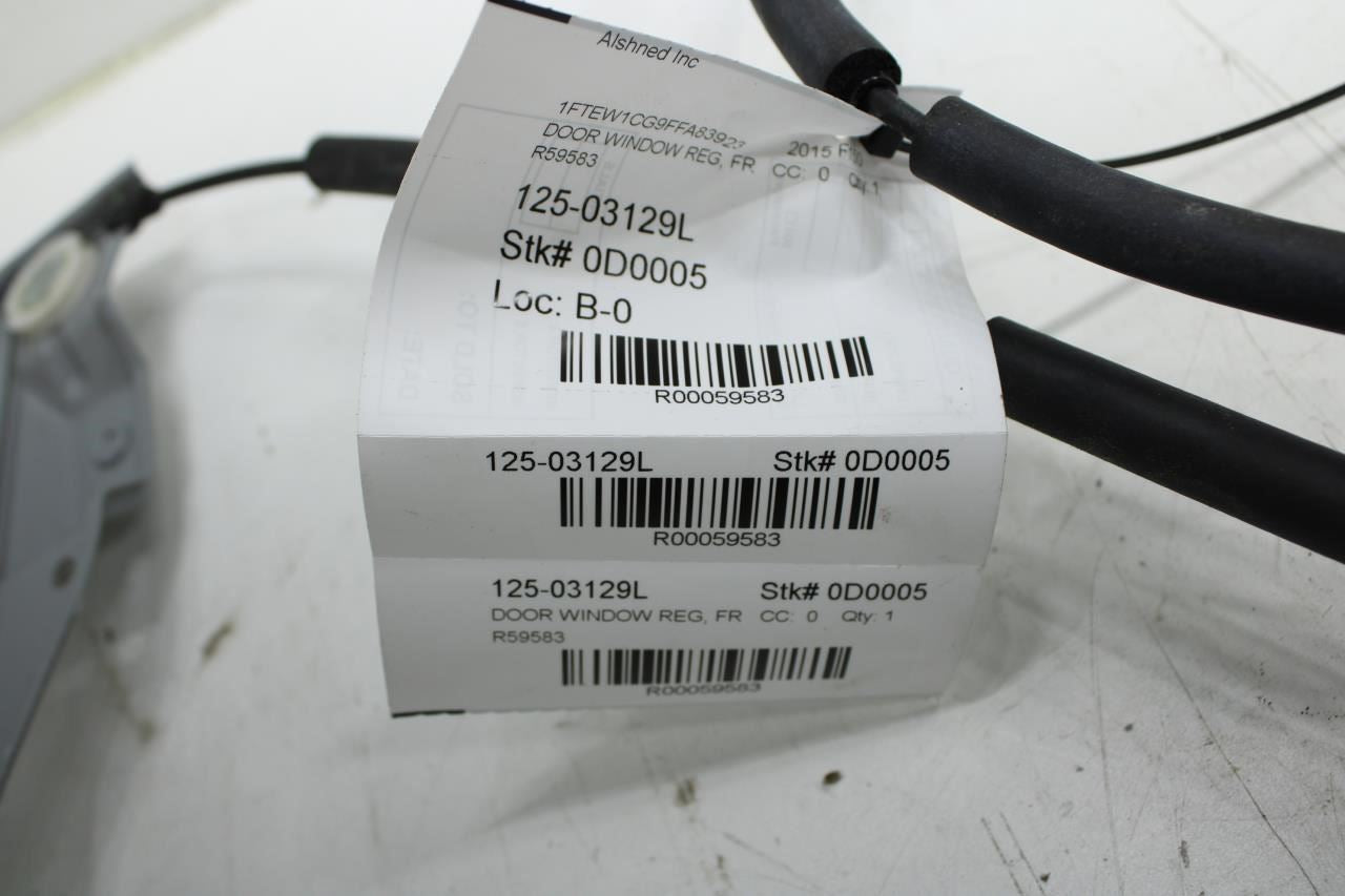 2015-20 Ford F-150 Platinum FR LH Door Window Regulator w/ Motor FL3Z-1523201-J - Alshned Auto Parts