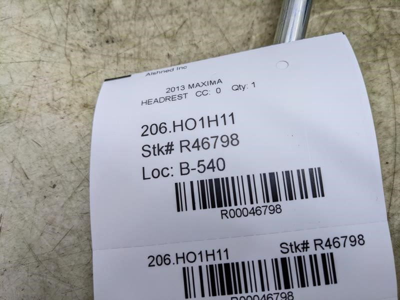 2009-2014 Nissan Maxima Front Right/Left Seat Headrest 86400-9DA6B OEM - Alshned Auto Parts